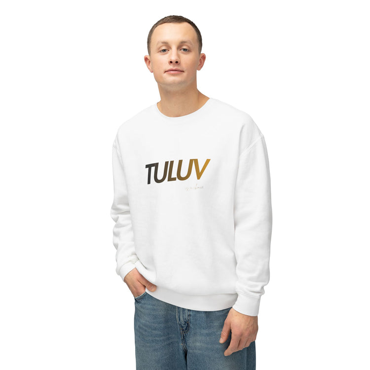 Tuluv Logo Crewneck Sweatshirt — Minimal Graphic Pullover - TULUV
