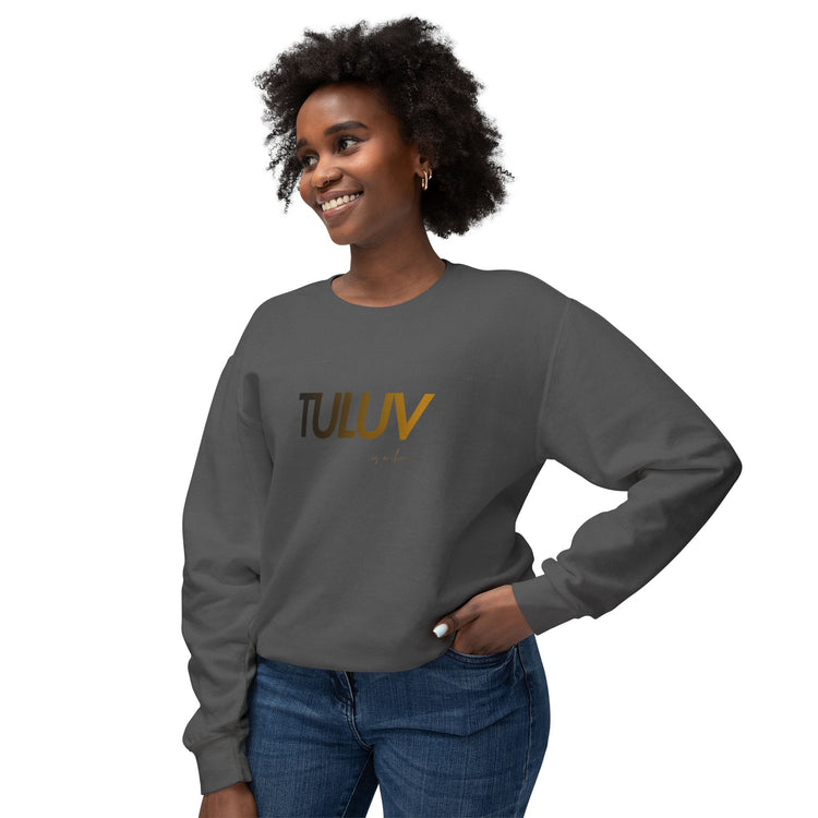 Tuluv Logo Crewneck Sweatshirt — Minimal Graphic Pullover - TULUV