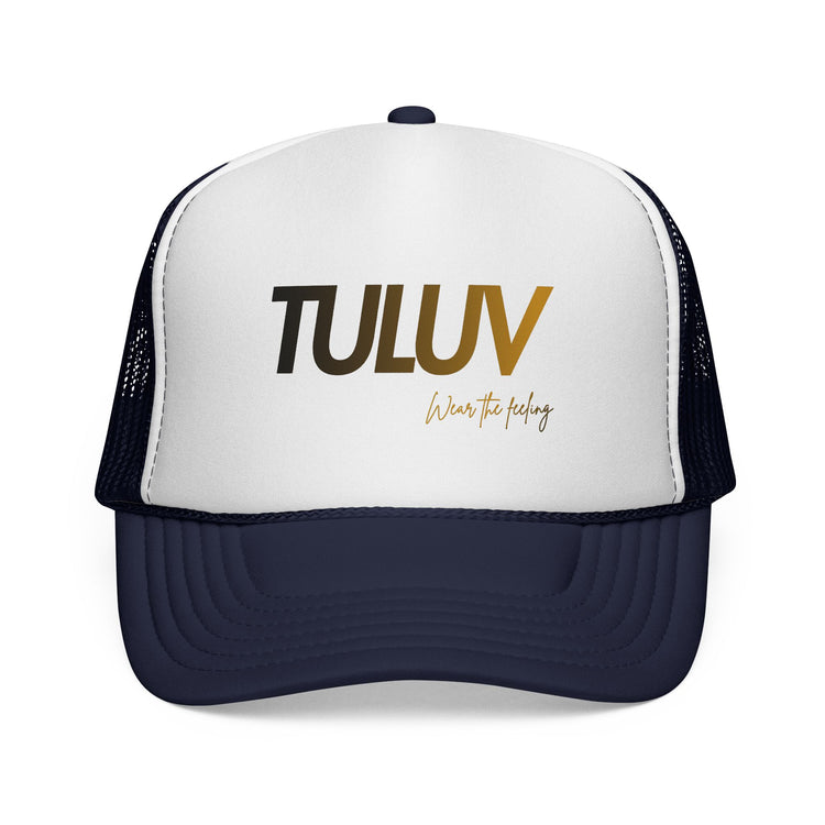 TULUV Trucker Hat — Retro Red, White & Blue Mesh Cap - TULUV
