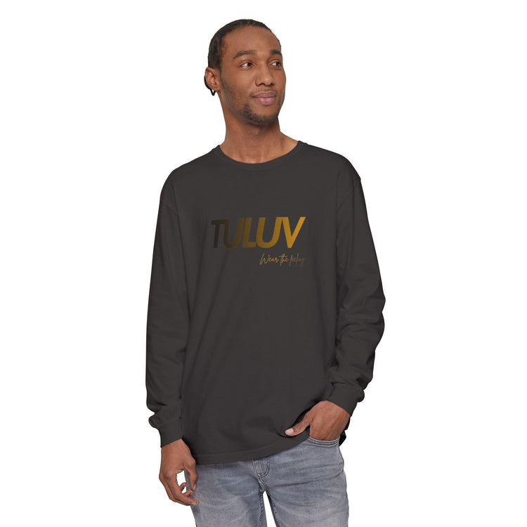 TULUV Long Sleeve Tee — Minimal Logo Graphic Shirt - TULUV
