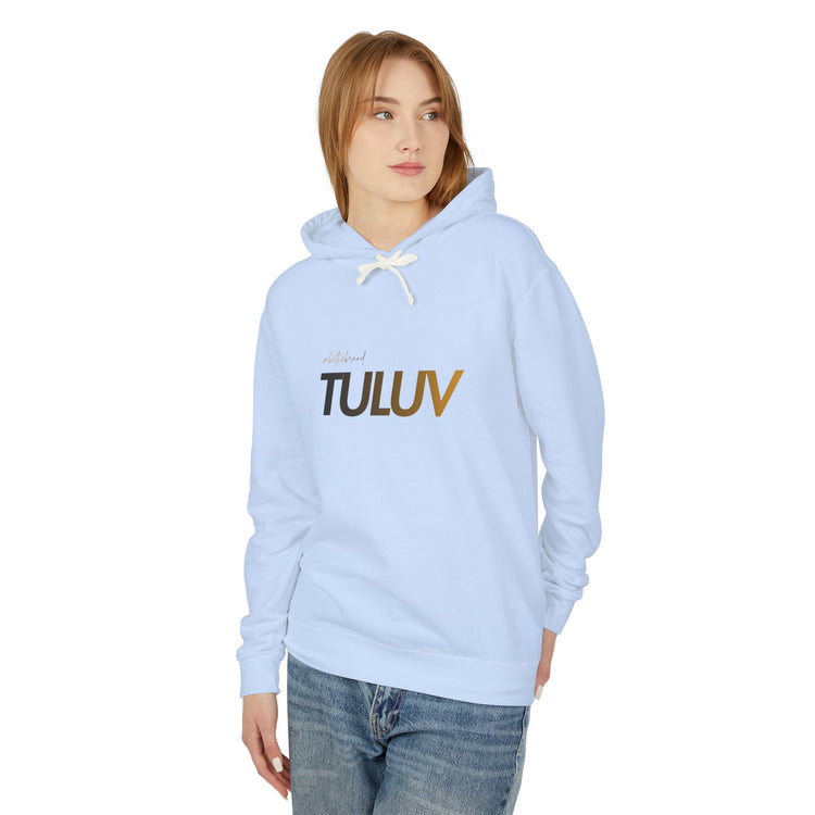 Tuluv Logo Hoodie — Lightweight Cream Pullover - TULUV