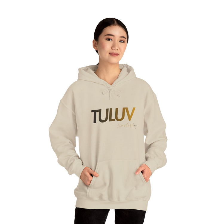 Tuluv Logo Hoodie — Minimalist White Pullover - TULUV