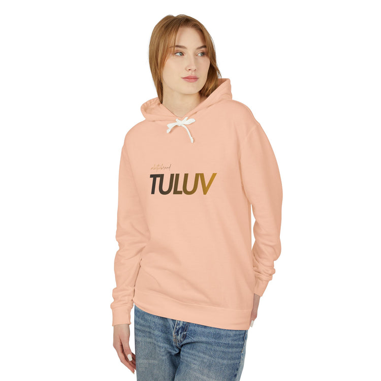 Tuluv Logo Hoodie — Lightweight Cream Pullover - TULUV