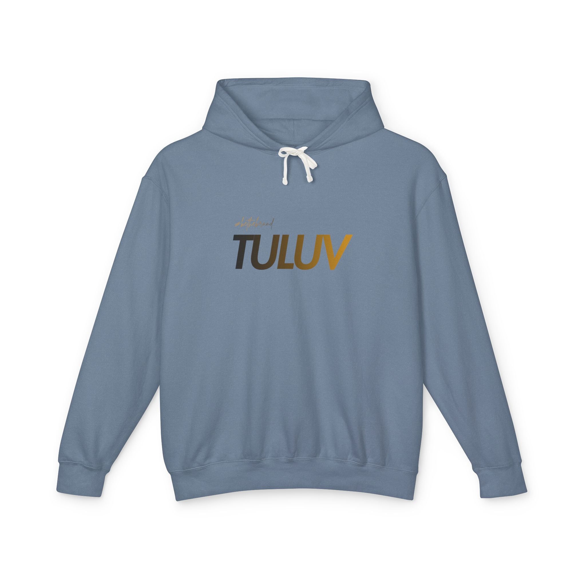 Tuluv Logo Hoodie — Lightweight Cream Pullover - TULUV