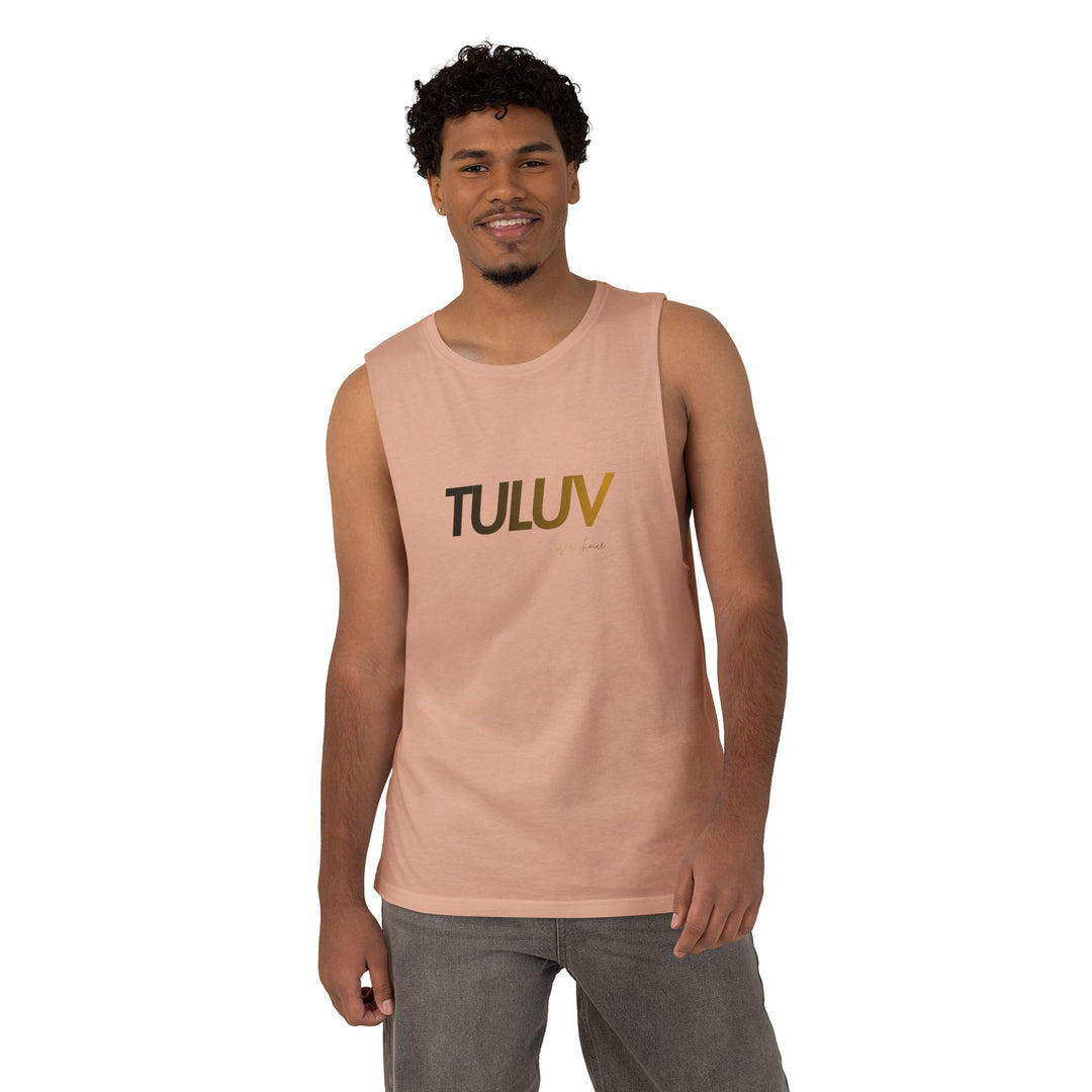 Tuluv Logo Tank Top — Minimal Graphic Athletic Muscle Tee - TULUV