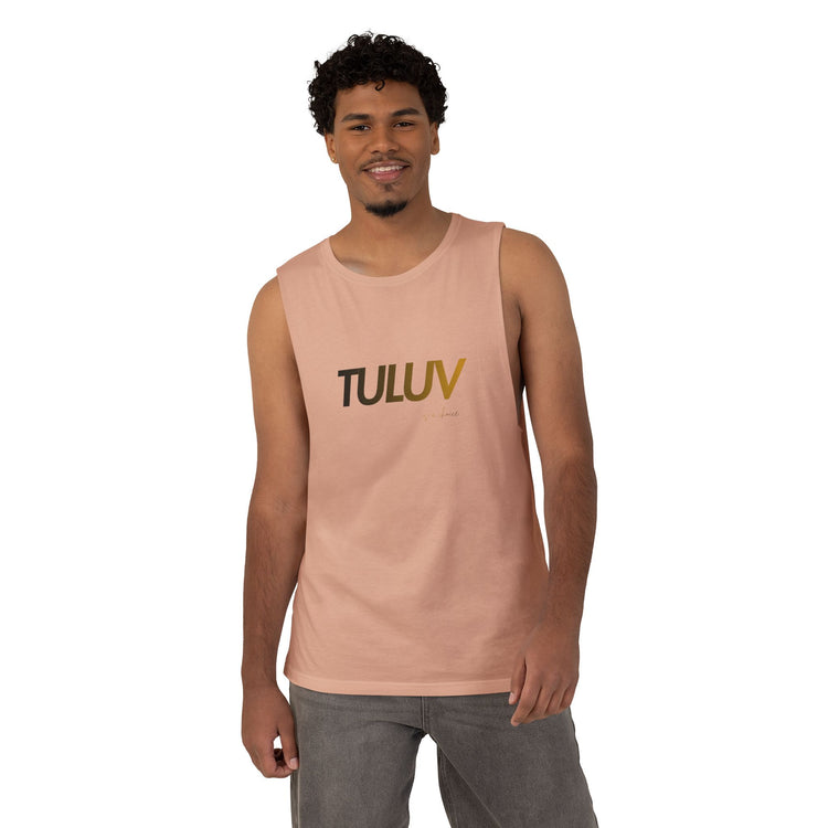 Tuluv Logo Tank Top — Minimal Graphic Athletic Muscle Tee - TULUV
