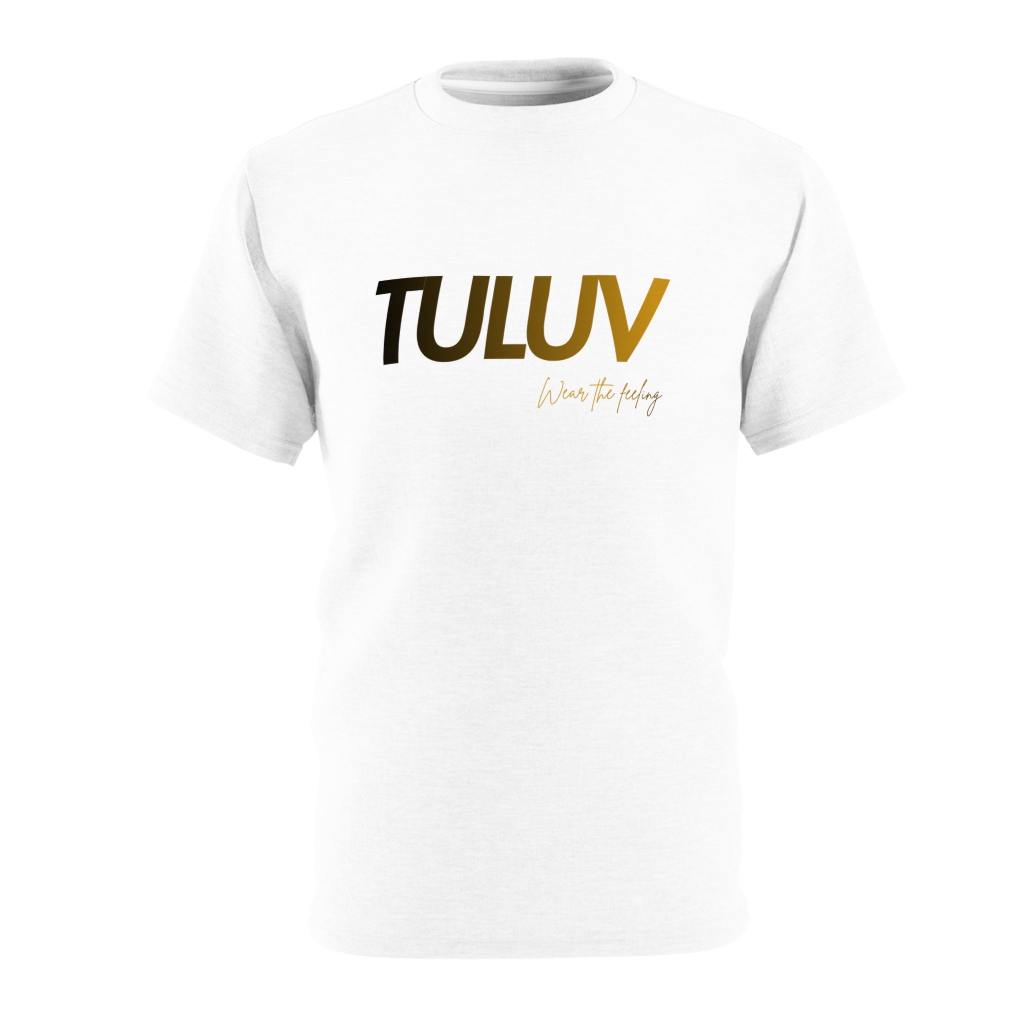 Tuluv Logo Tee — Modern Gold Script Graphic T-Shirt - TULUV