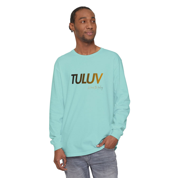 TULUV Long Sleeve Tee — Minimal Logo Graphic Shirt - TULUV