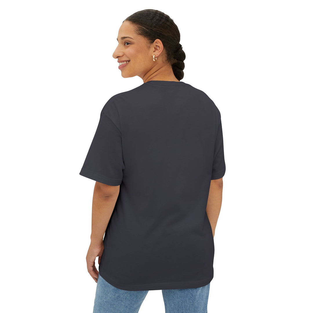 Tee — Minimal "TULUV" Logo Oversized Boxy T-Shirt - TULUV
