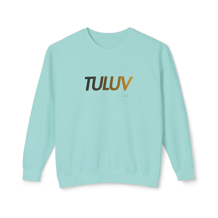 Tuluv Logo Crewneck Sweatshirt — Minimal Graphic Pullover - TULUV