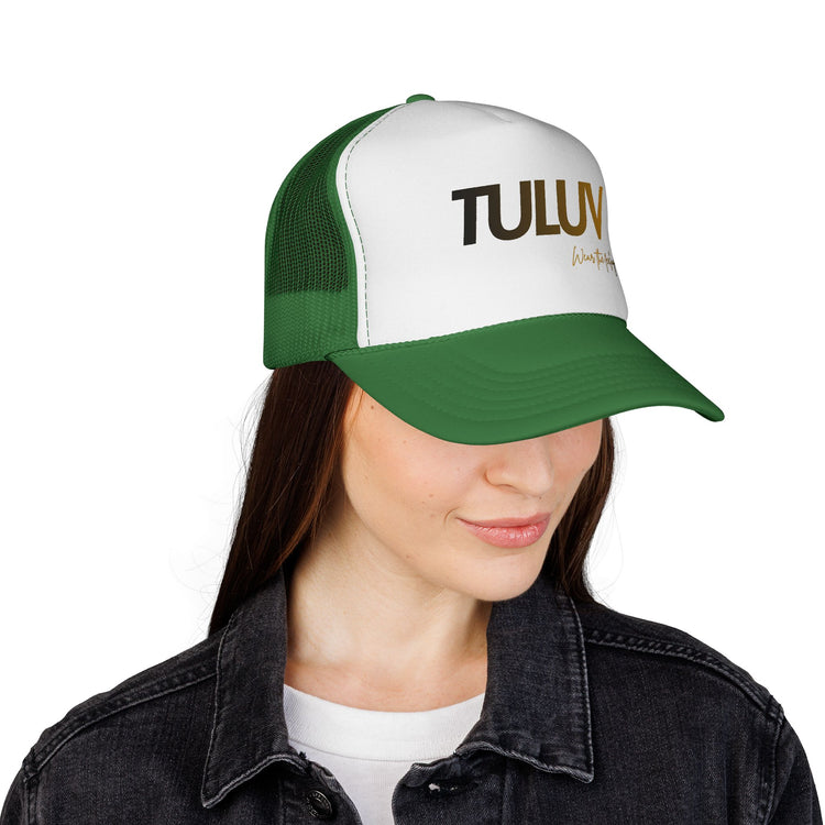 TULUV Trucker Hat — Retro Red, White & Blue Mesh Cap - TULUV
