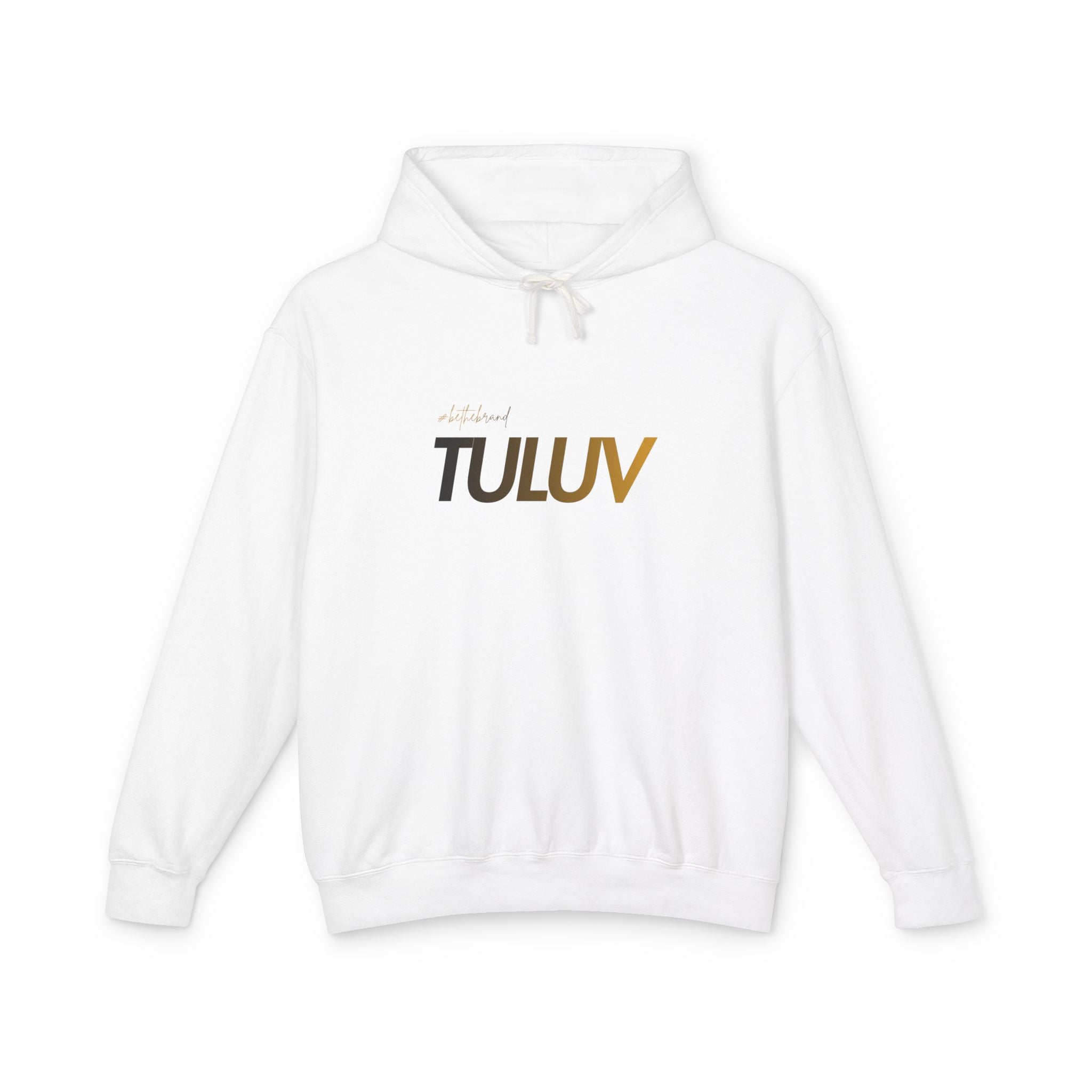 Tuluv Logo Hoodie — Lightweight Cream Pullover - TULUV