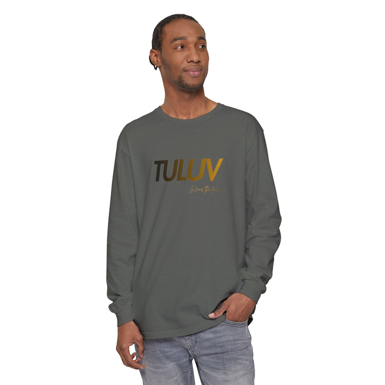 TULUV Long Sleeve Tee — Minimal Logo Graphic Shirt - TULUV
