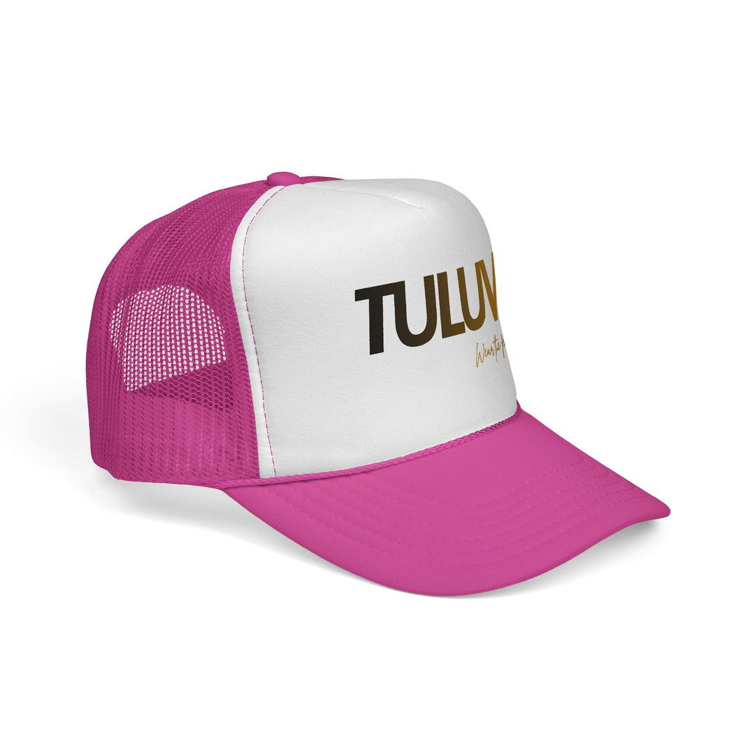 TULUV Trucker Hat — Retro Red, White & Blue Mesh Cap - TULUV