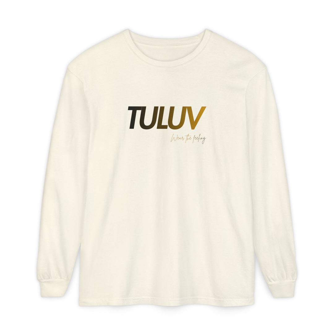 TULUV Long Sleeve Tee — Minimal Logo Graphic Shirt - TULUV