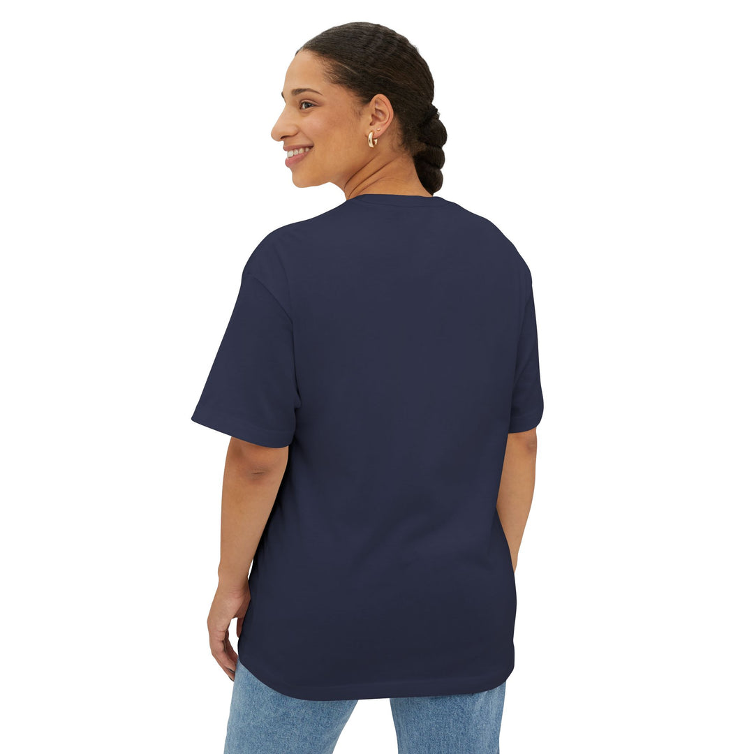 Tee — Minimal "TULUV" Logo Oversized Boxy T-Shirt - TULUV