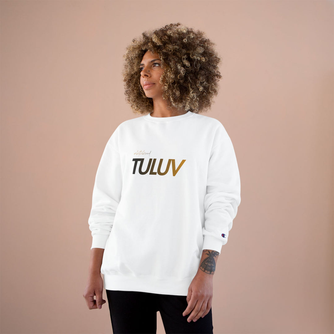 TULUV Champion Sweatshirt — Minimal Logo Crewneck - TULUV