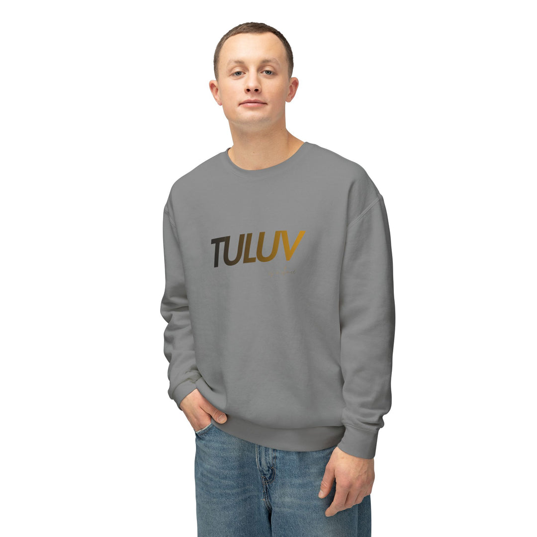 Tuluv Logo Crewneck Sweatshirt — Minimal Graphic Pullover - TULUV