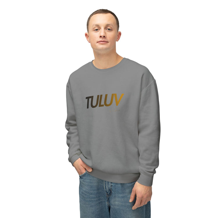 Tuluv Logo Crewneck Sweatshirt — Minimal Graphic Pullover - TULUV