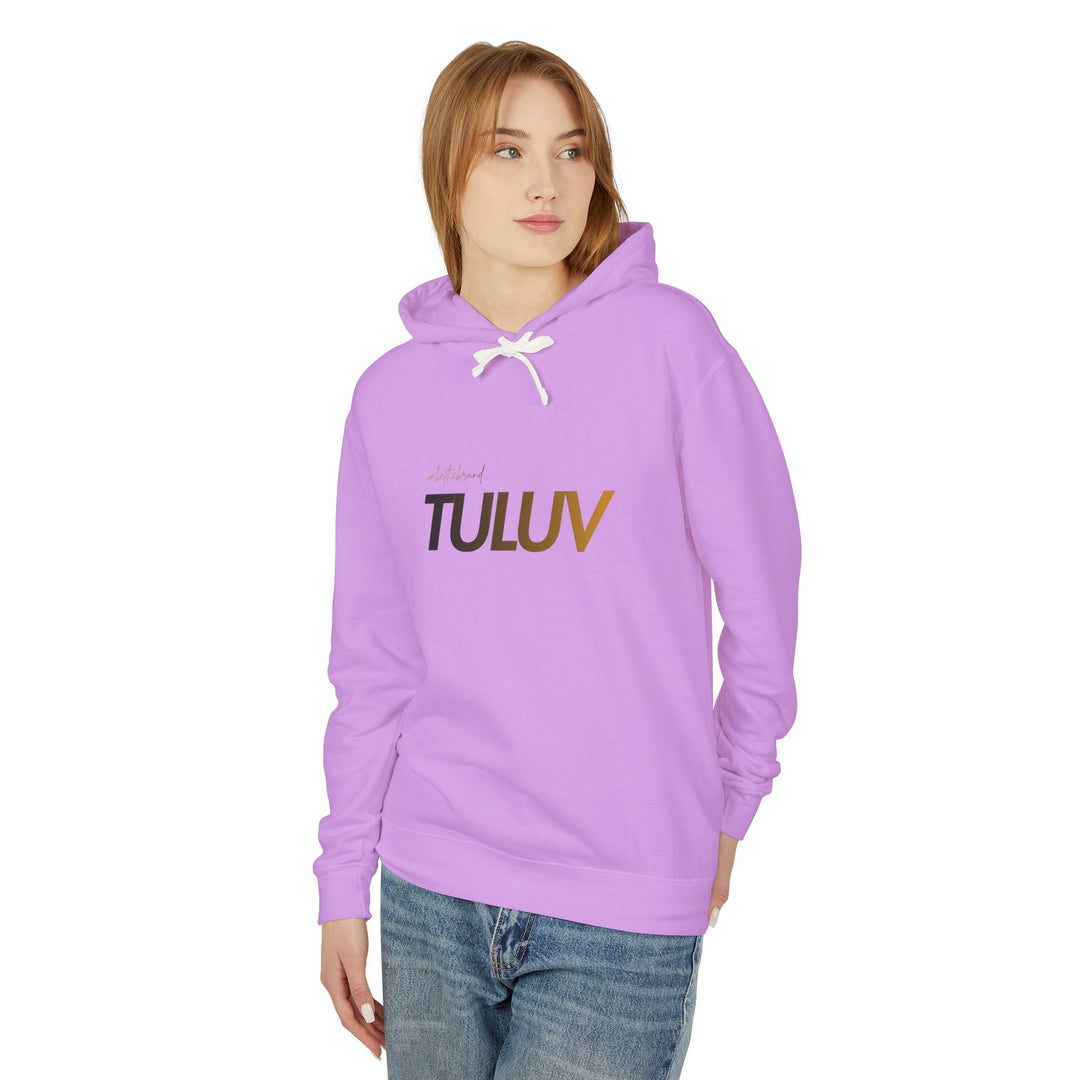 Tuluv Logo Hoodie — Lightweight Cream Pullover - TULUV