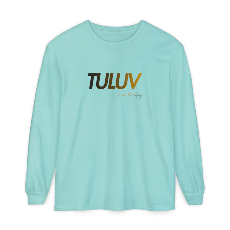 TULUV Long Sleeve Tee — Minimal Logo Graphic Shirt - TULUV