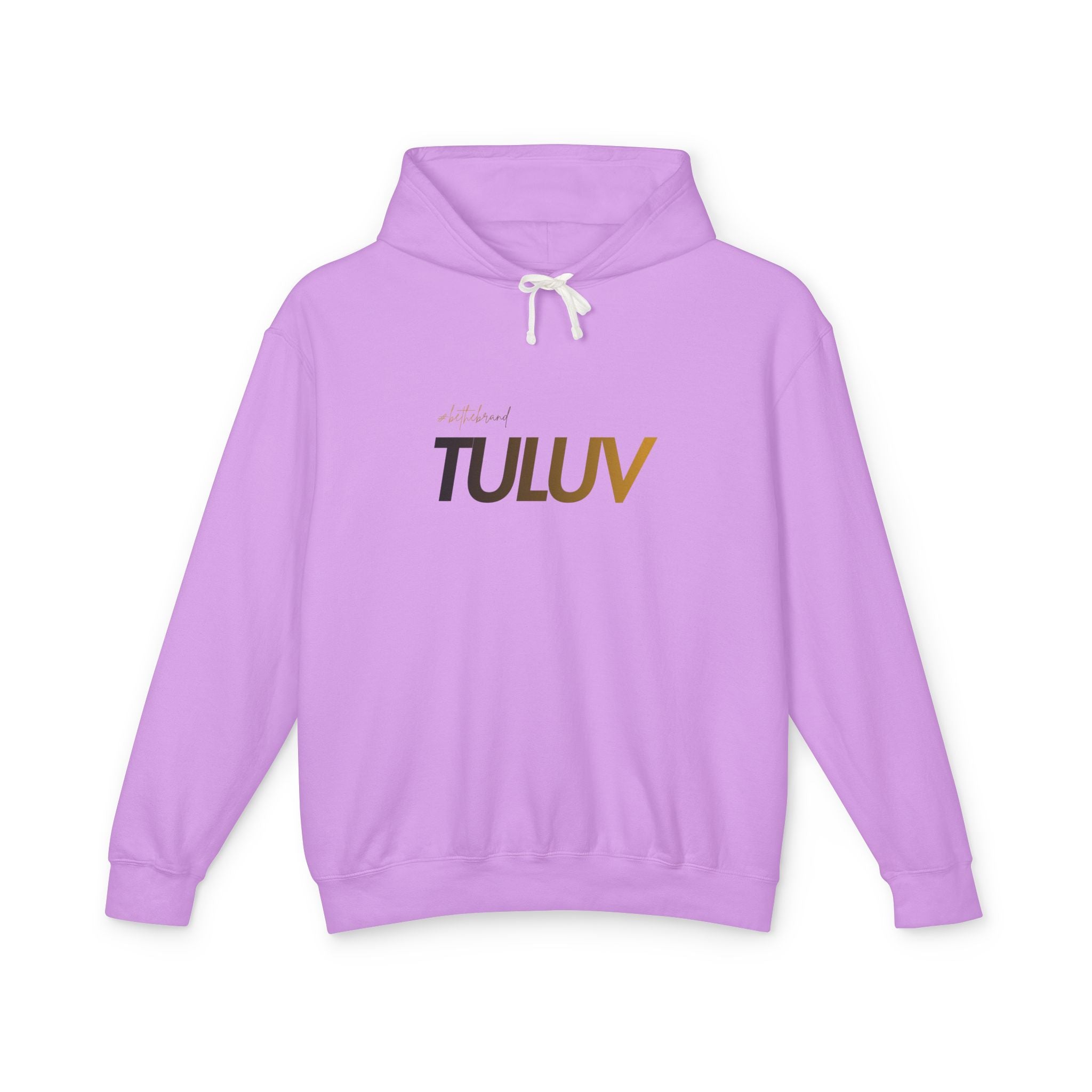 Tuluv Logo Hoodie — Lightweight Cream Pullover - TULUV