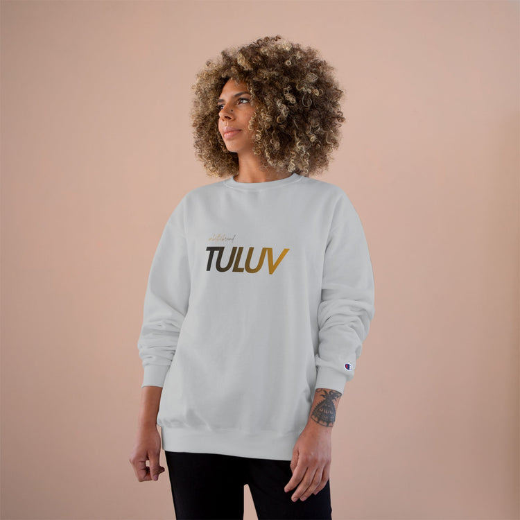 TULUV Champion Sweatshirt — Minimal Logo Crewneck - TULUV