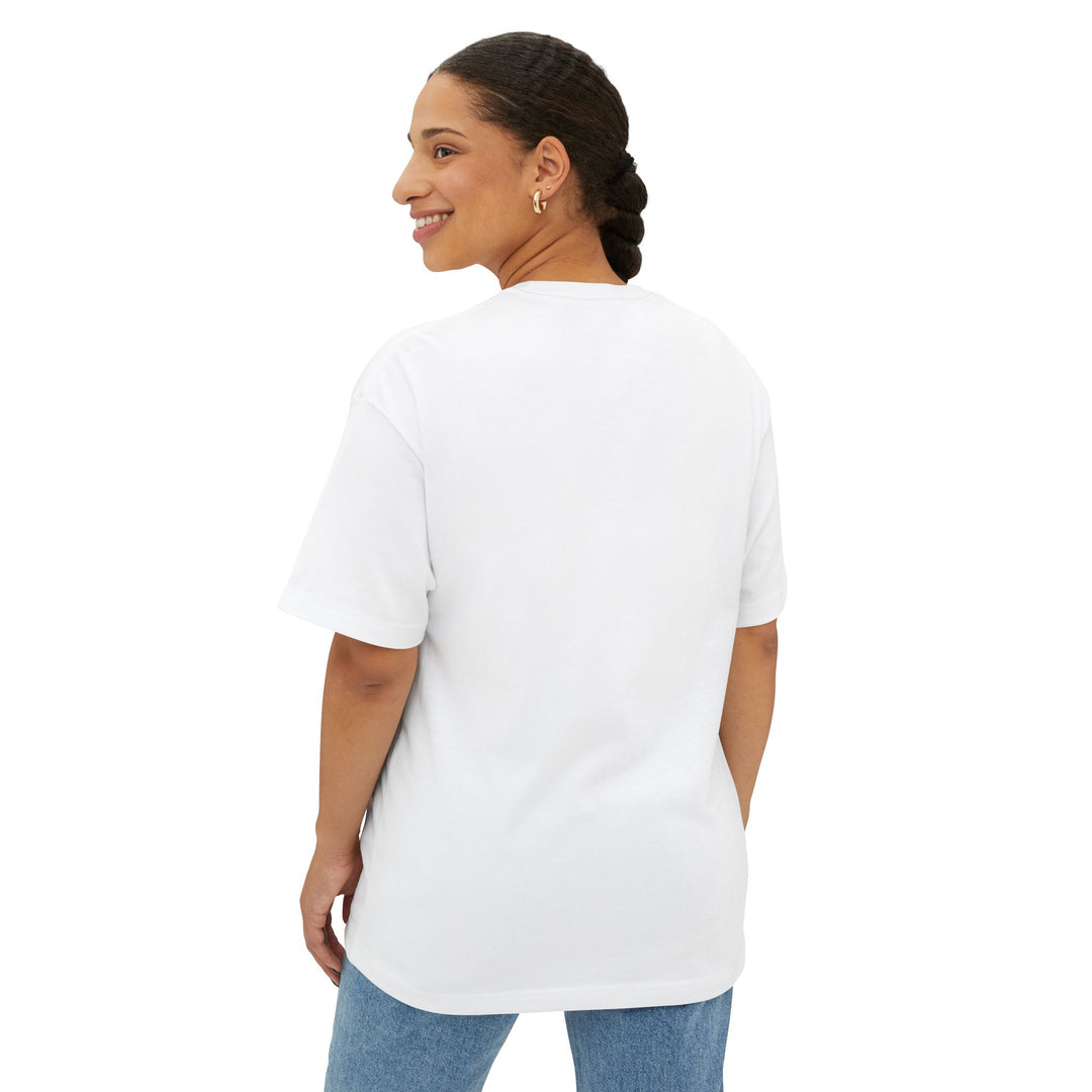 Tee — Minimal "TULUV" Logo Oversized Boxy T-Shirt - TULUV