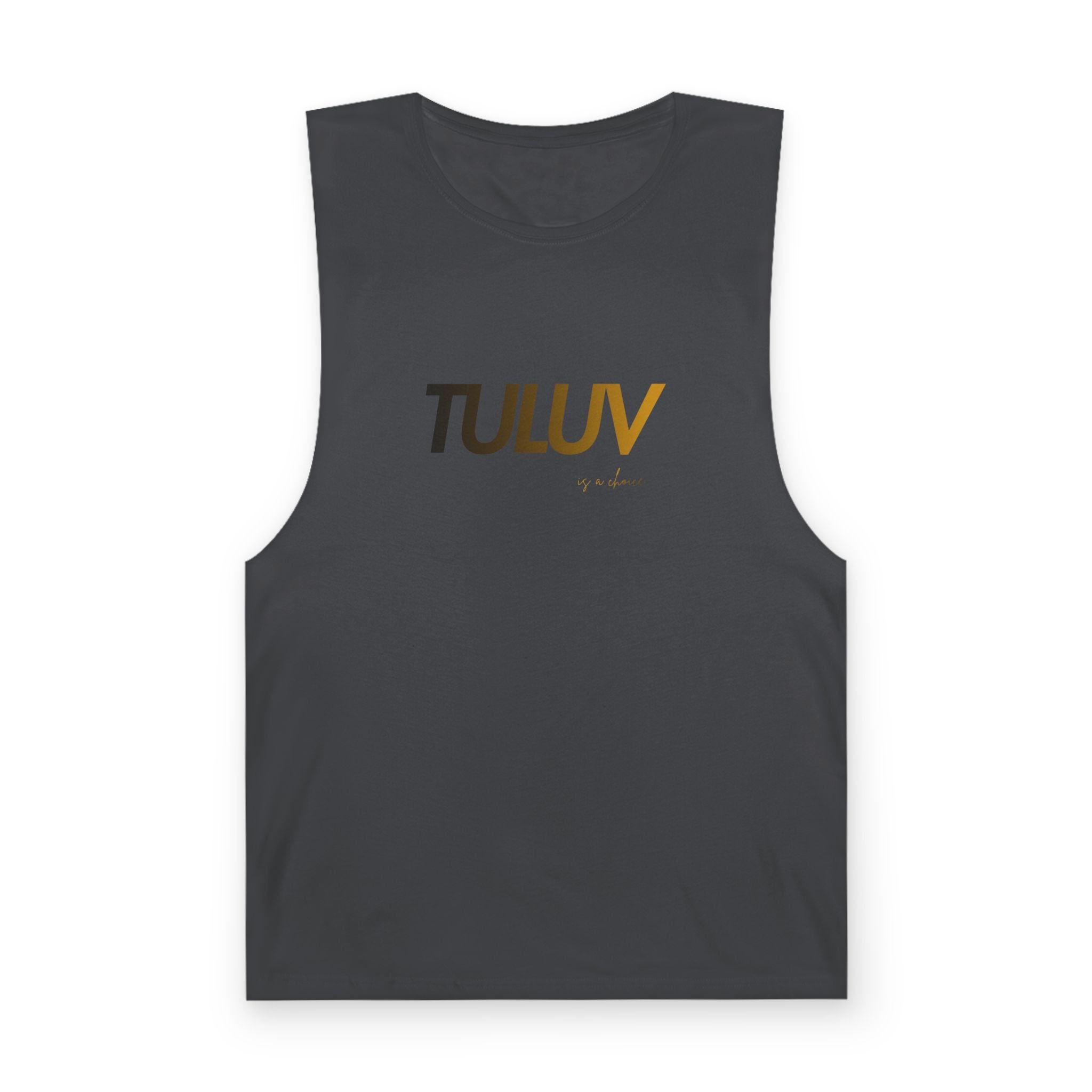 Tuluv Logo Tank Top — Minimal Graphic Athletic Muscle Tee - TULUV