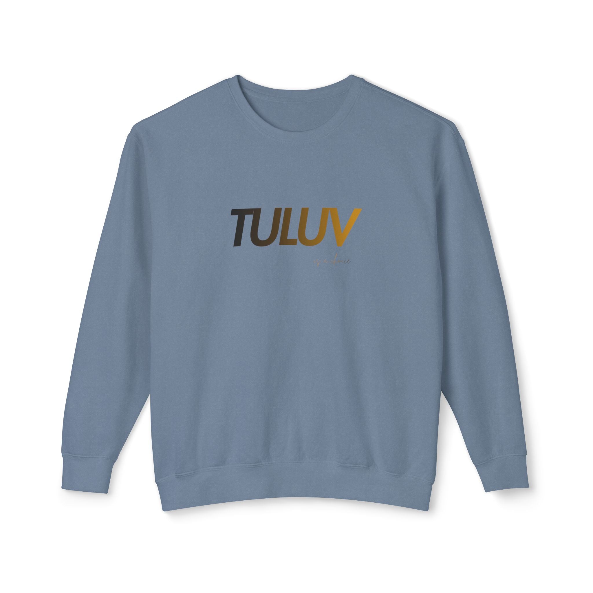 Tuluv Logo Crewneck Sweatshirt — Minimal Graphic Pullover - TULUV