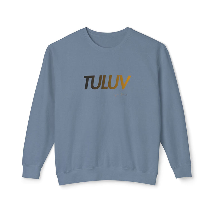 Tuluv Logo Crewneck Sweatshirt — Minimal Graphic Pullover - TULUV