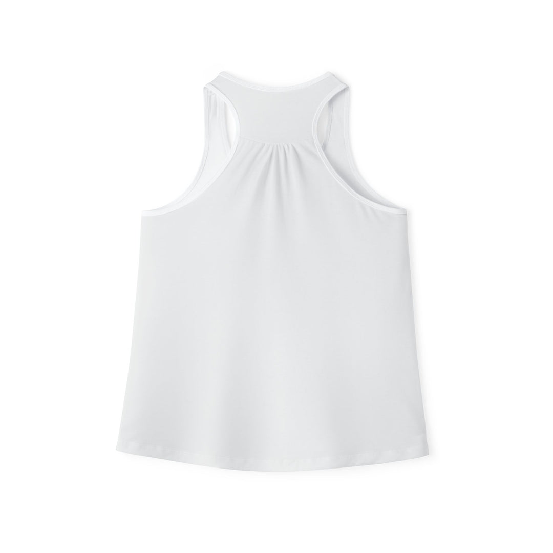 Women's Tank Top - Bold "TULUV" Logo Racerback Tank, Minimal Athletic Style - TULUV