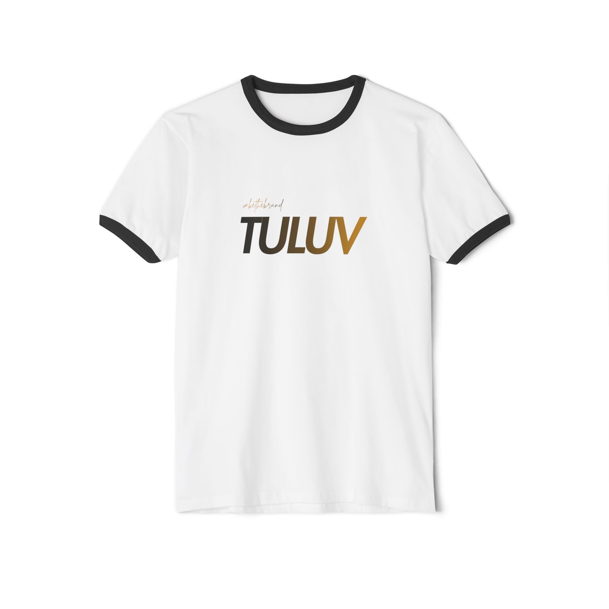 T-Shirt — Retro Ringer Tee with "TULUV" Logo - TULUV