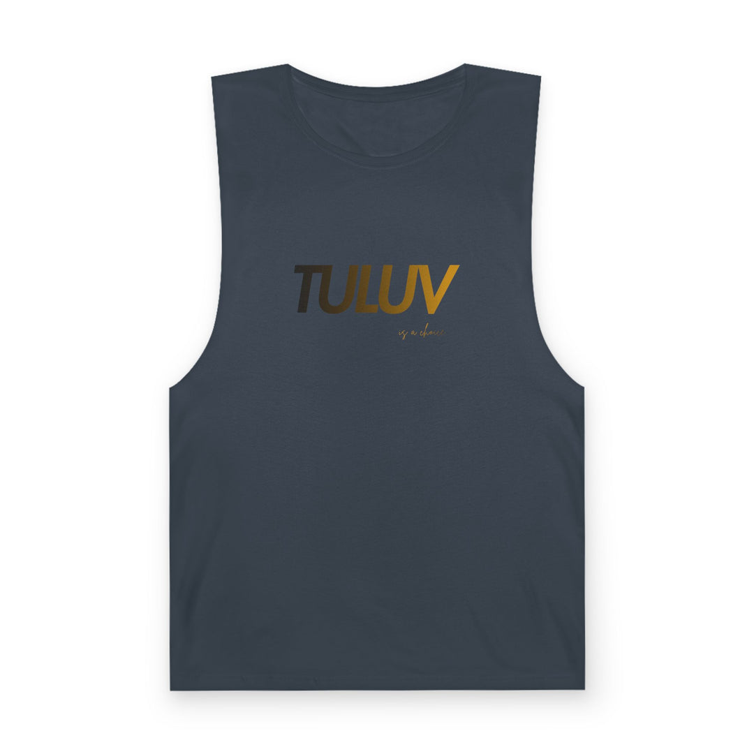 Tuluv Logo Tank Top — Minimal Graphic Athletic Muscle Tee - TULUV