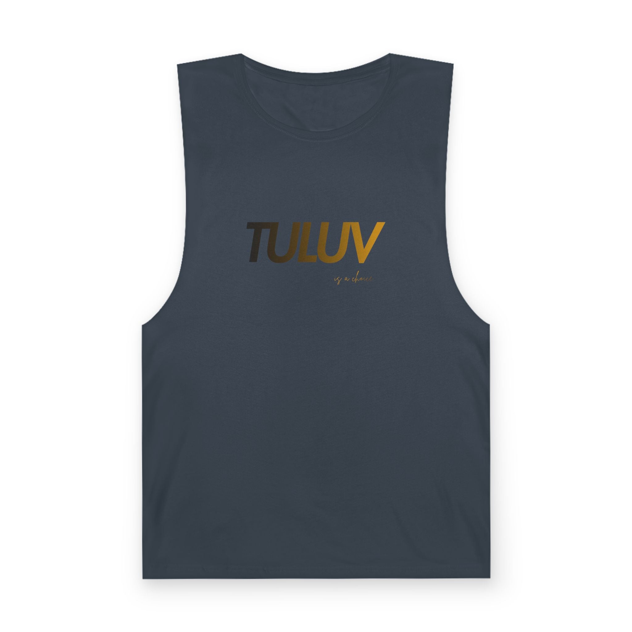 Tuluv Logo Tank Top — Minimal Graphic Athletic Muscle Tee - TULUV