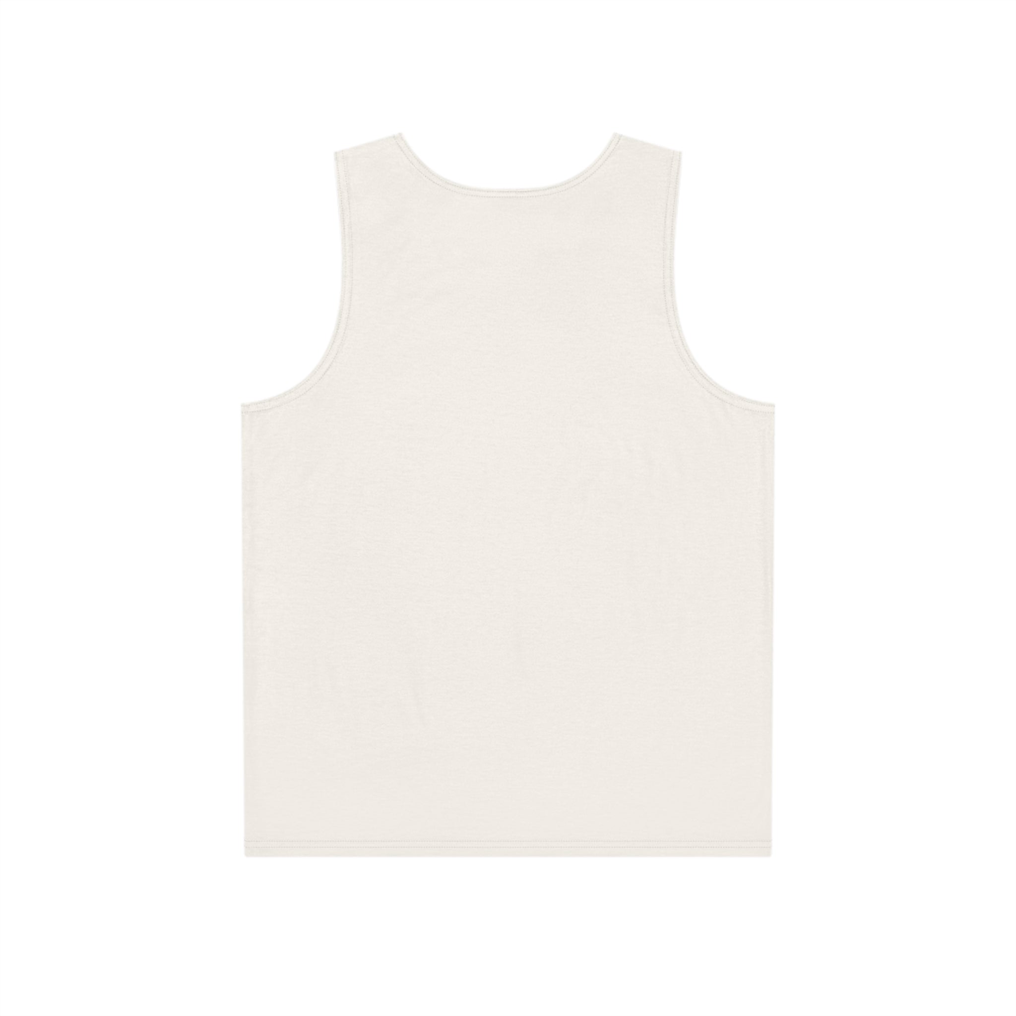 Men's All-Over Print Tank Top — Minimal White Summer Muscle Tee - TULUV