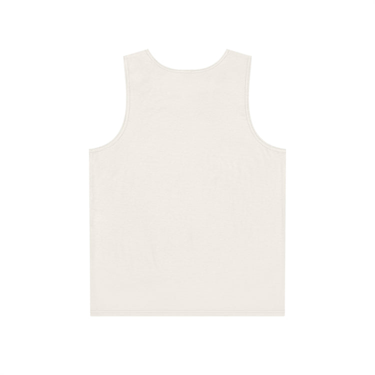 Men's All-Over Print Tank Top — Minimal White Summer Muscle Tee - TULUV