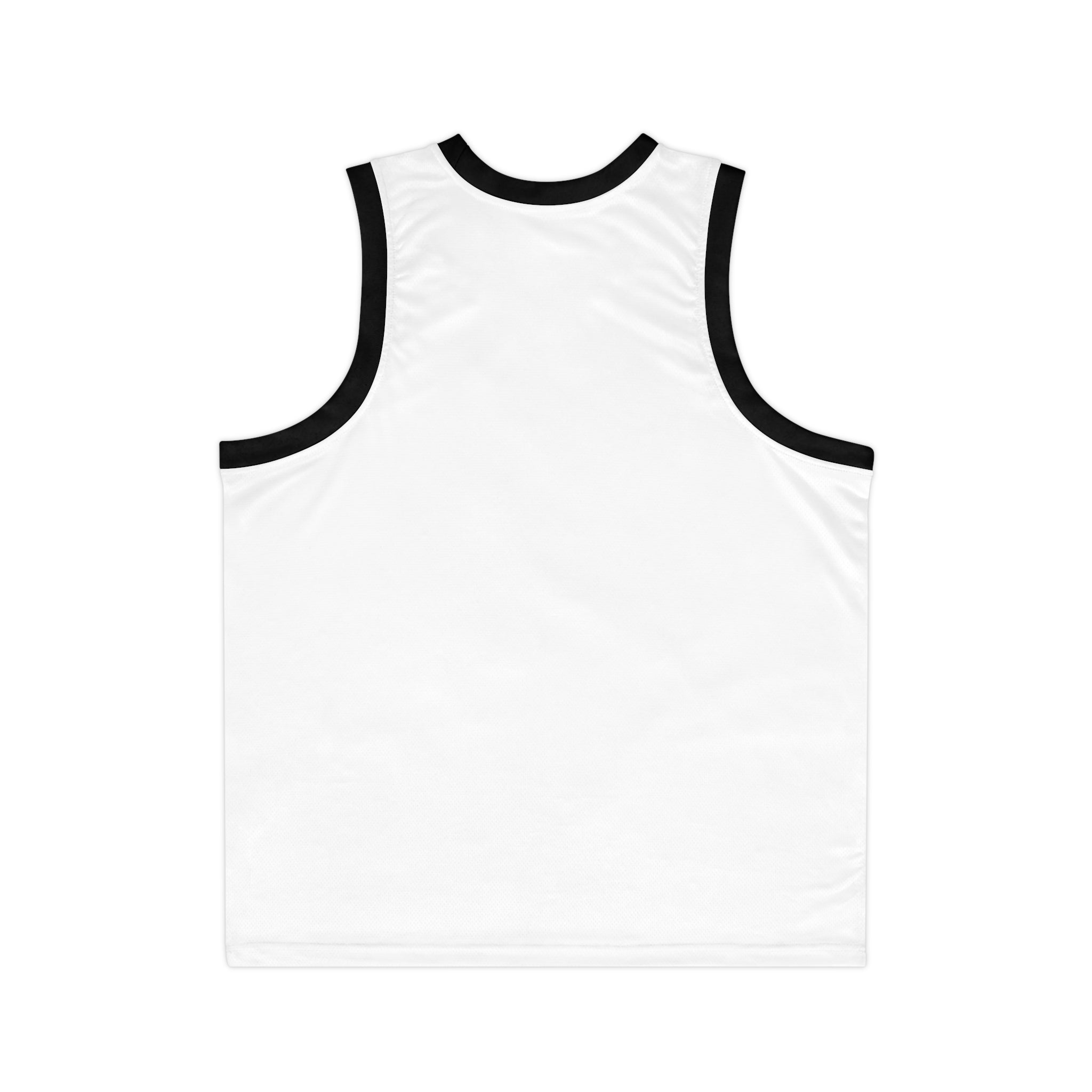 TULUV Logo Basketball Jersey — White Ringer Tank Top - TULUV