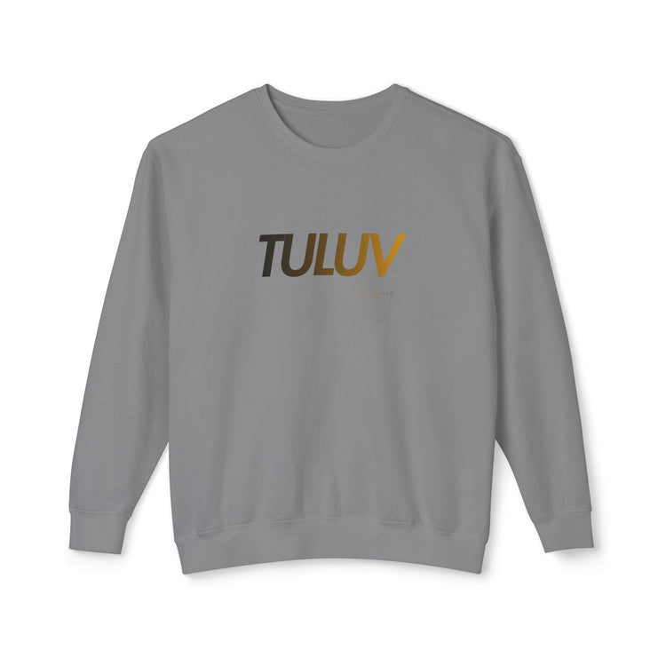 Tuluv Logo Crewneck Sweatshirt — Minimal Graphic Pullover - TULUV