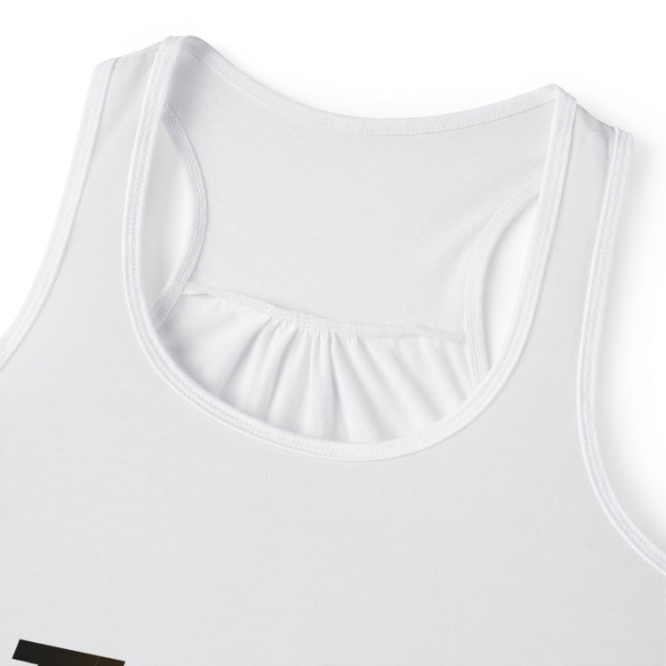 Women's Tank Top - Bold "TULUV" Logo Racerback Tank, Minimal Athletic Style - TULUV