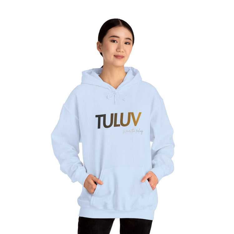 Tuluv Logo Hoodie — Minimalist White Pullover - TULUV