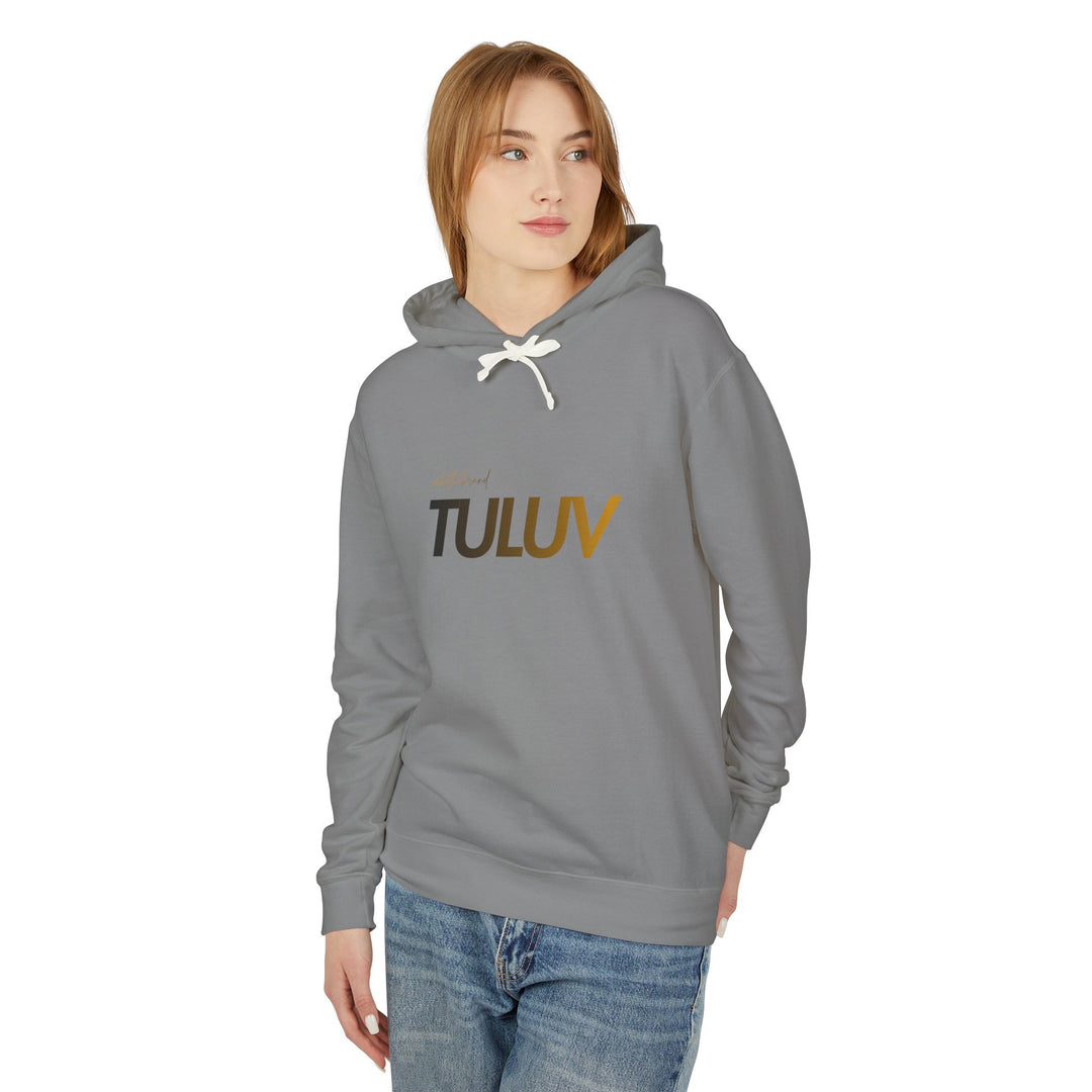 Tuluv Logo Hoodie — Lightweight Cream Pullover - TULUV