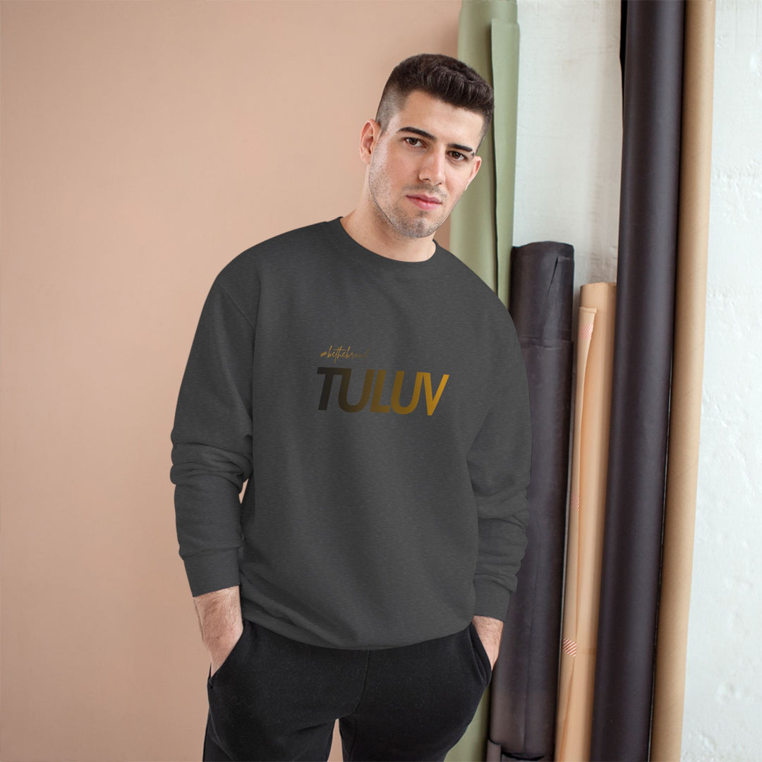 TULUV Champion Sweatshirt — Minimal Logo Crewneck - TULUV