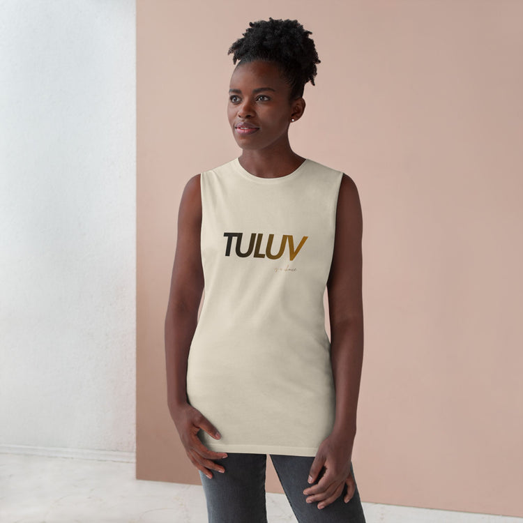 Tuluv Logo Tank Top — Minimal Graphic Athletic Muscle Tee - TULUV