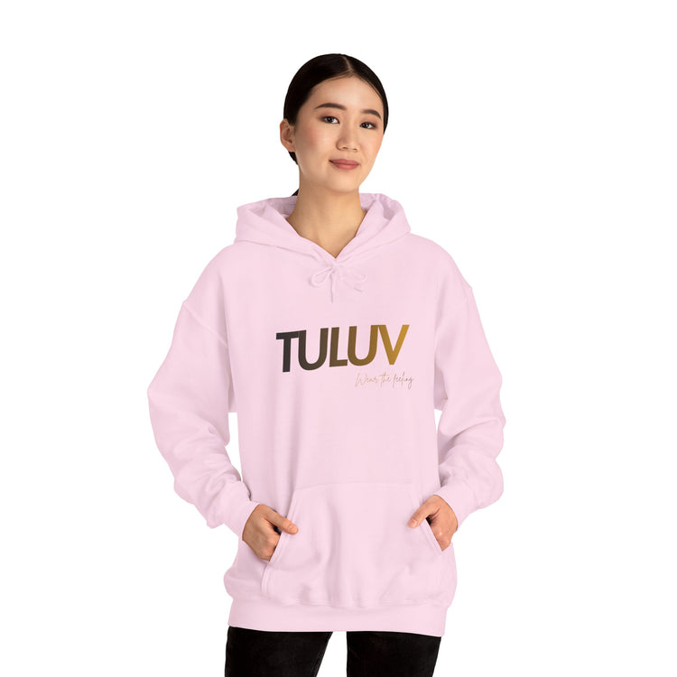 Tuluv Logo Hoodie — Minimalist White Pullover - TULUV