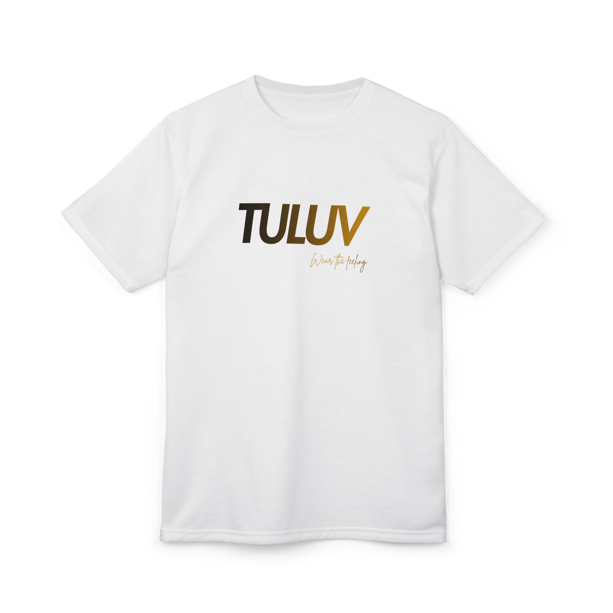 Tuluv Logo Tee — Modern Gold Script Graphic T-Shirt - TULUV