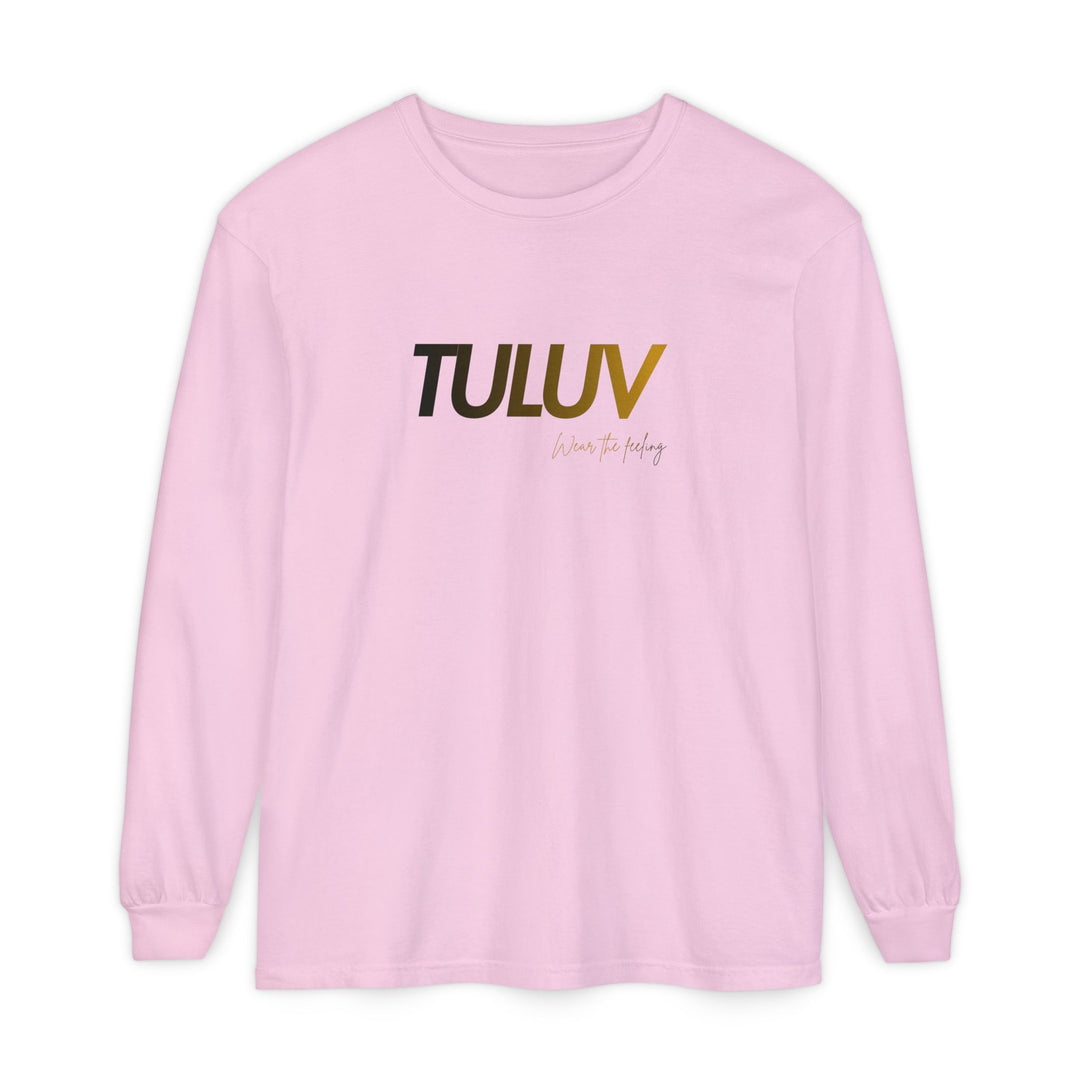 TULUV Long Sleeve Tee — Minimal Logo Graphic Shirt - TULUV