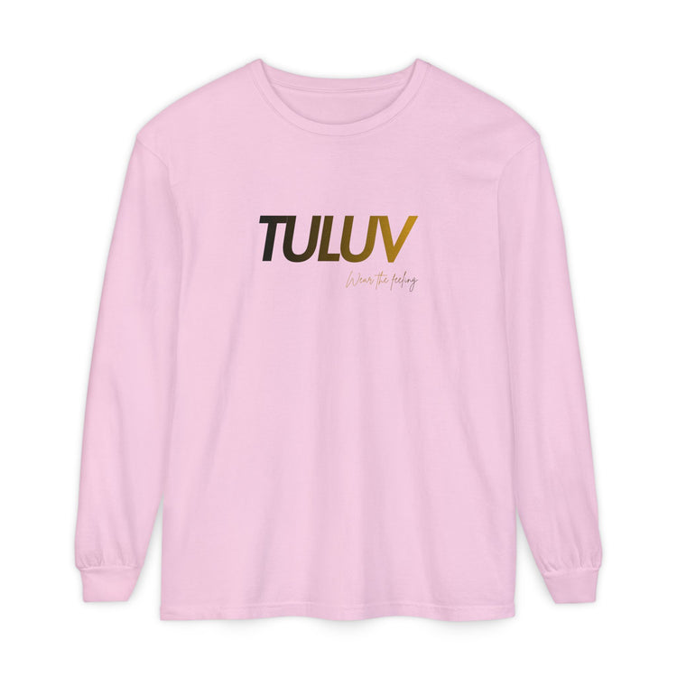 TULUV Long Sleeve Tee — Minimal Logo Graphic Shirt - TULUV