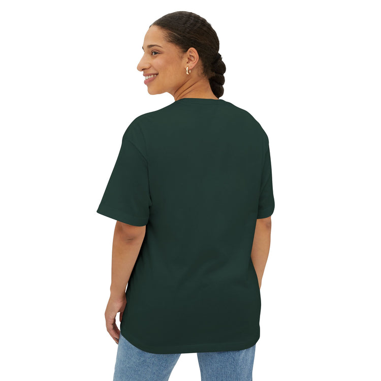 Tee — Minimal "TULUV" Logo Oversized Boxy T-Shirt - TULUV