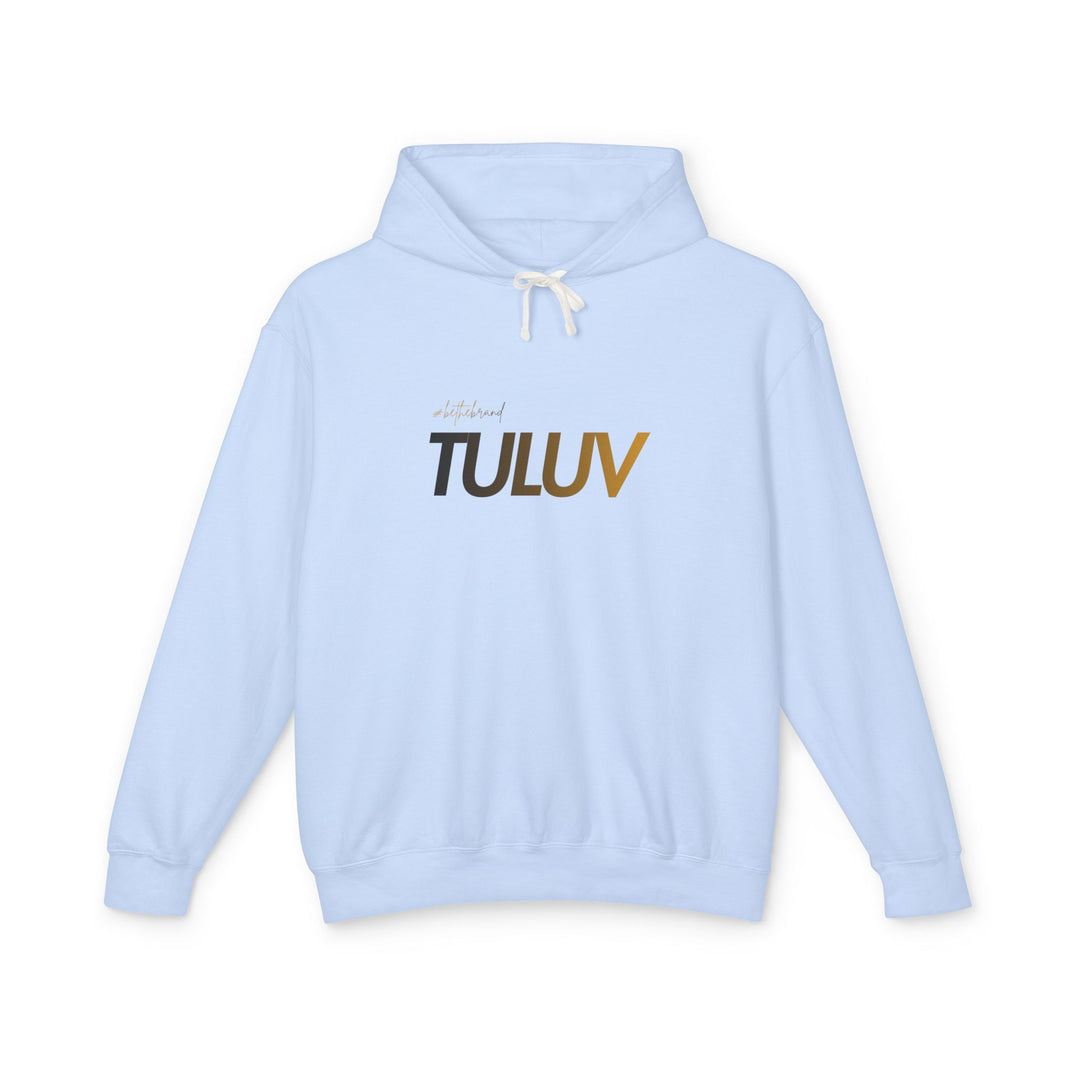Tuluv Logo Hoodie — Lightweight Cream Pullover - TULUV